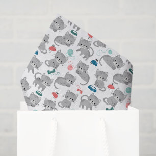 Cat Decoupage Tissue Paper, Kitty Kitten Paper