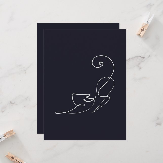 Cat Definition Art | Cute Home Decor (Front/Back In Situ)
