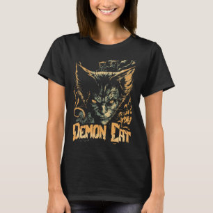 Cat Demon Cat Evil Sinister Kitty T-Shirt
