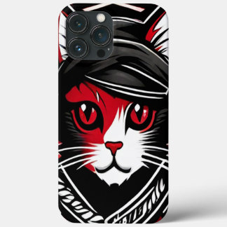 Cat design iPhone 13 pro max case