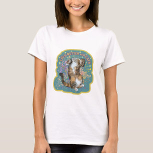 Cat Design T-Shirt Life est parfait avec un chat