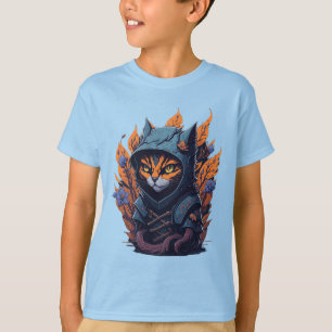 Cat Design T-shirt pour enfant.