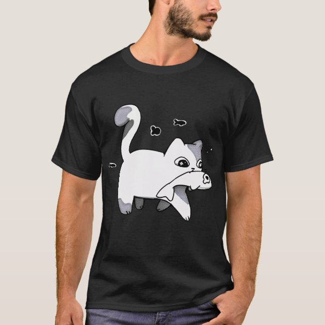 Cat dinna T-Shirt (Front)