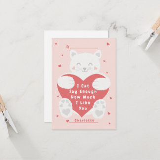 Cat Dites Assez de la classe Valentine Carte