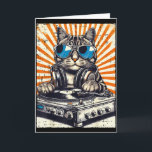 Cat Dj Headphone Turntable Vintage Music Edm Men W Card<br><div class="desc">Cat Dj Headphone Turntable Vintage Music Edm Men Women Kids</div>