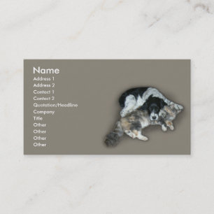 Cat & Dog Business Card
