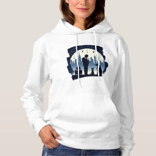 Cat, dog, Jazz Hoodie