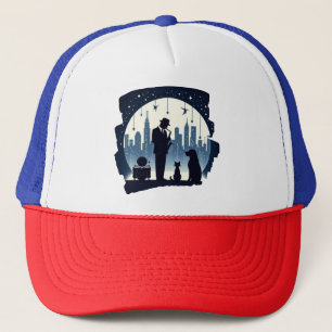 Cat, dog, Jazz  Trucker Hat