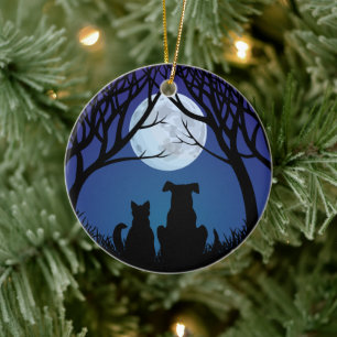 Cat & Dog Ornament Best Friends Custom Ornaments