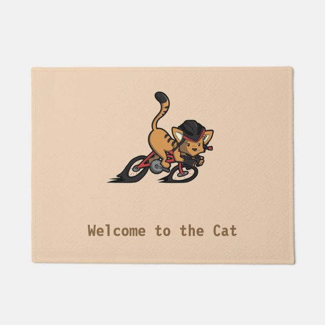 Cat Door Mat (Front)
