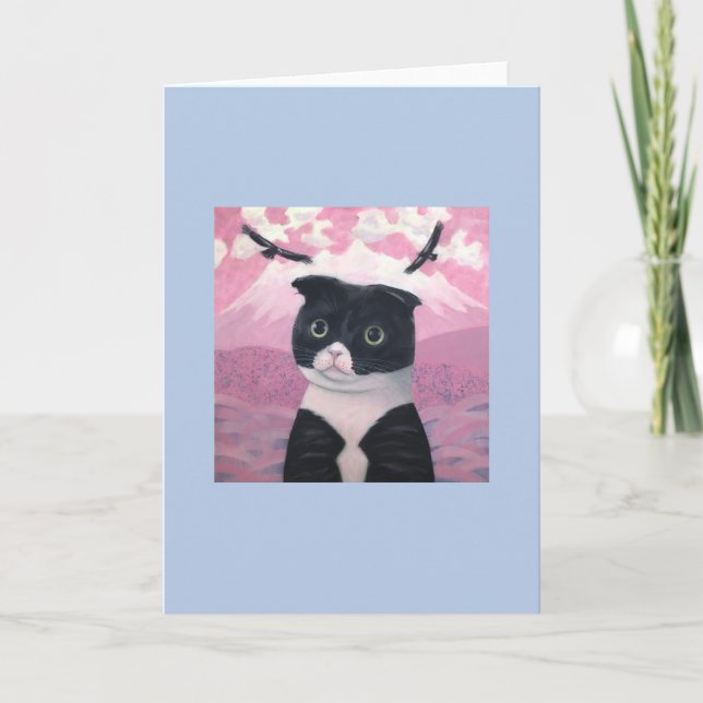 Cat Dora-chan blue #3 Card (Front)