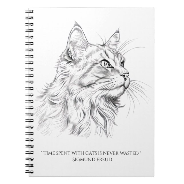 Cat drawing  notebook (Front)