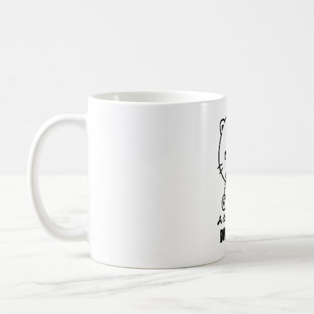 Cat Drink Bubble Tea, Boba Tea Clipart Coffee Mug (Left)
