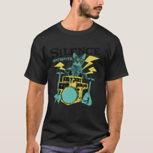 Cat Drum T-Shirt