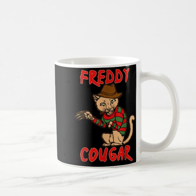 Cat _ Dy Cougar -funny Halloween For Men Women Kid Coffee Mug (Right)