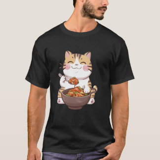 Cat Eating Kimchi T-Shirt