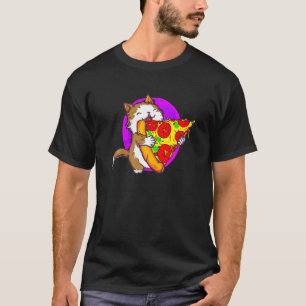 Cat Eating Pizza Cat And Pizza 1 T-Shirt