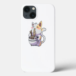 Cat Eating Ramen iPhone 13 Case