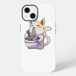 Cat Eating Ramen iPhone 13 Case