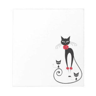 Cat elegance PERSONALIZE Notepad