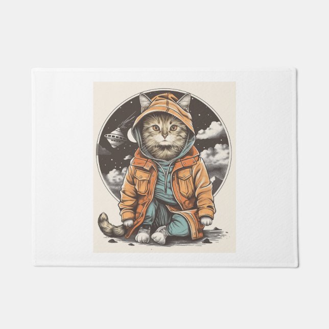 Cat Encounter Doormat (Front)