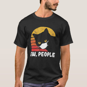 Cat Ew People Vintage Style Cat Retro T-Shirt