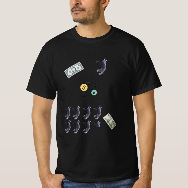 Cat Exchange Rate  T-Shirt (Front)