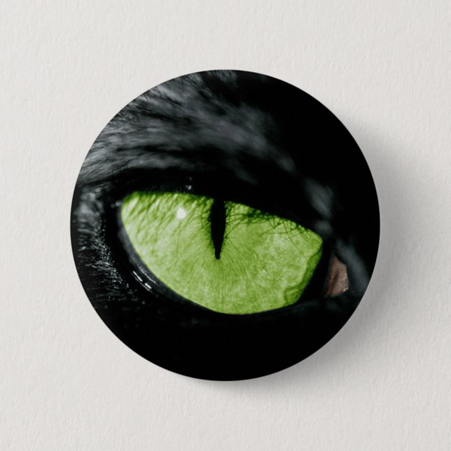 Cat eye 2 inch round button (Front)