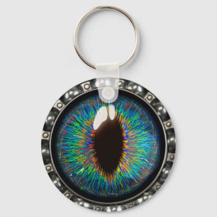 Cat Eye Quantum Mechanic Engineer Bearings Keychain