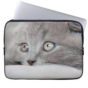 Cat Eyes Laptop Sleeve