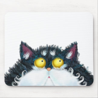 Cat eyes looking mouse pad