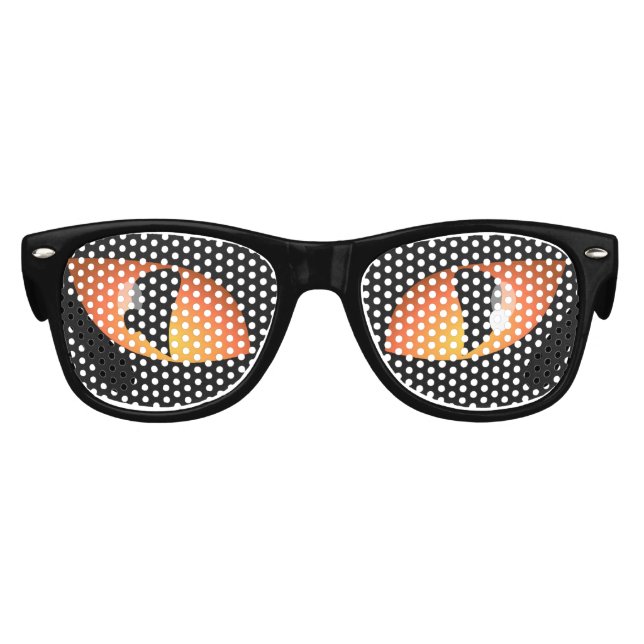 Cat Eyes Lunettes de soleil amusant Chat Costume c (Devant)