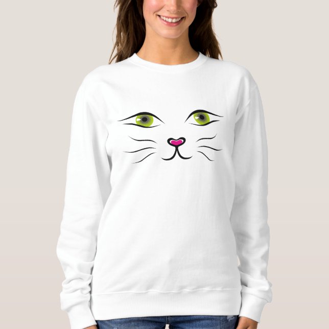 cat eyes  sweatshirt (Front)