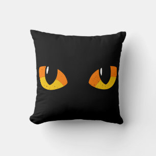 Cat Eyes Throw Pillow