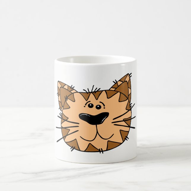Cat Face Coffee Mug (Center)