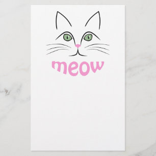 Cat face flyer