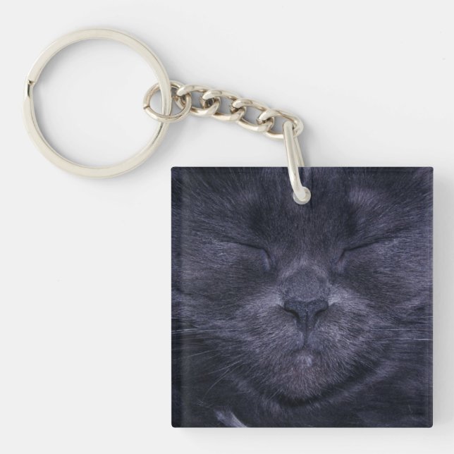 Cat Face Key Chain (Front)