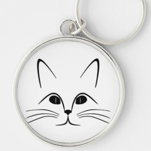 CAT FACE KEYCHAIN