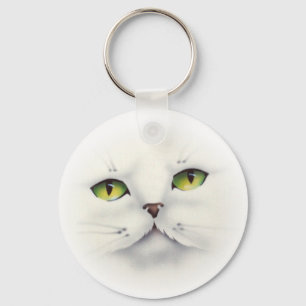 cat face keychain
