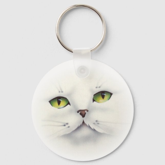 cat face keychain (Front)