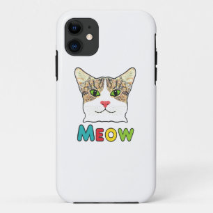 Cat Face Meow iPhone 11 Case