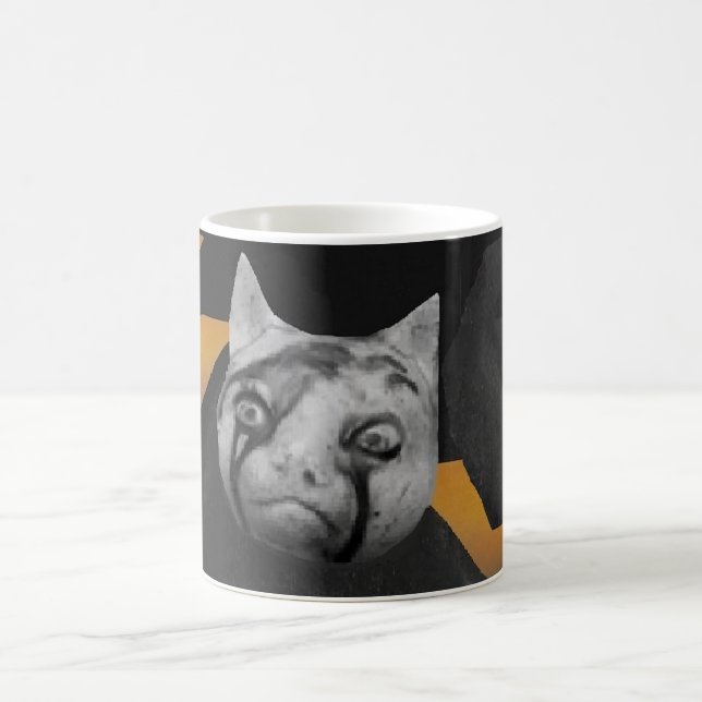 Cat face mug (Center)