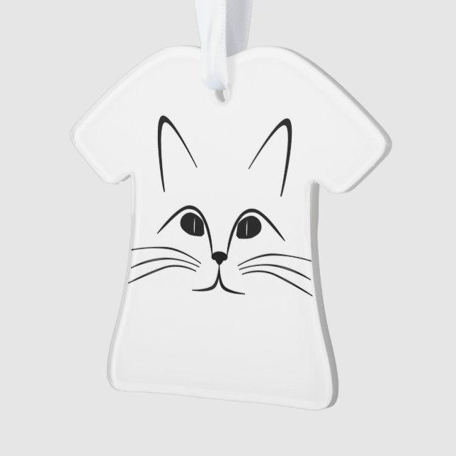 CAT FACE ORNAMENT (Front)