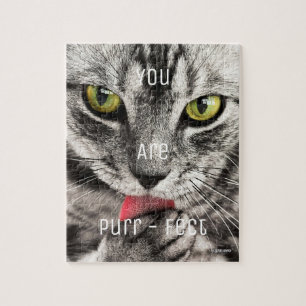 Cat Face Puzzle avec "You Are Purr-fect" - HAMbWG