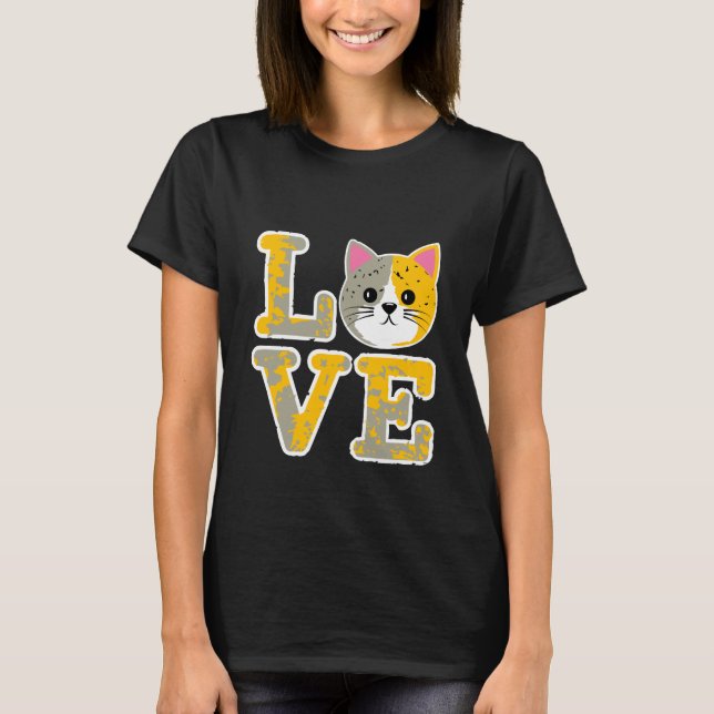 Cat face T-Shirt (Front)
