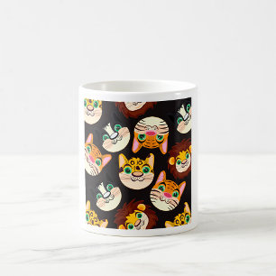 Cat Faces Coffee Mug