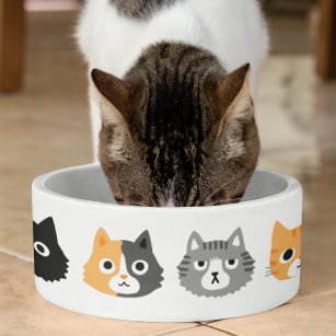 Cat Faces   Fun Kitty Cat Drawings Bowl