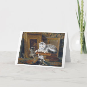 Cat Family, Henriette Ronner-Knip Card