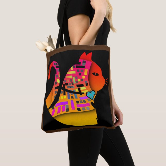 CAT FANCY Novelty Tote Bag (Close Up)