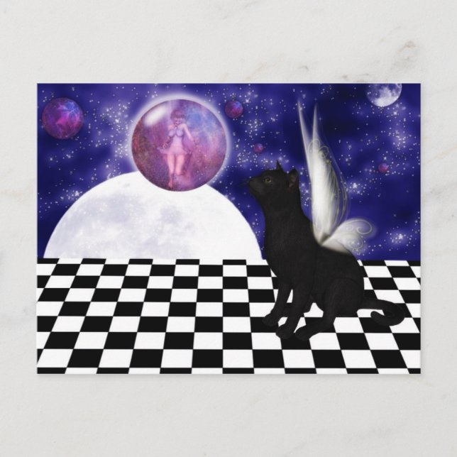 CAT fantasy Postcard (Front)